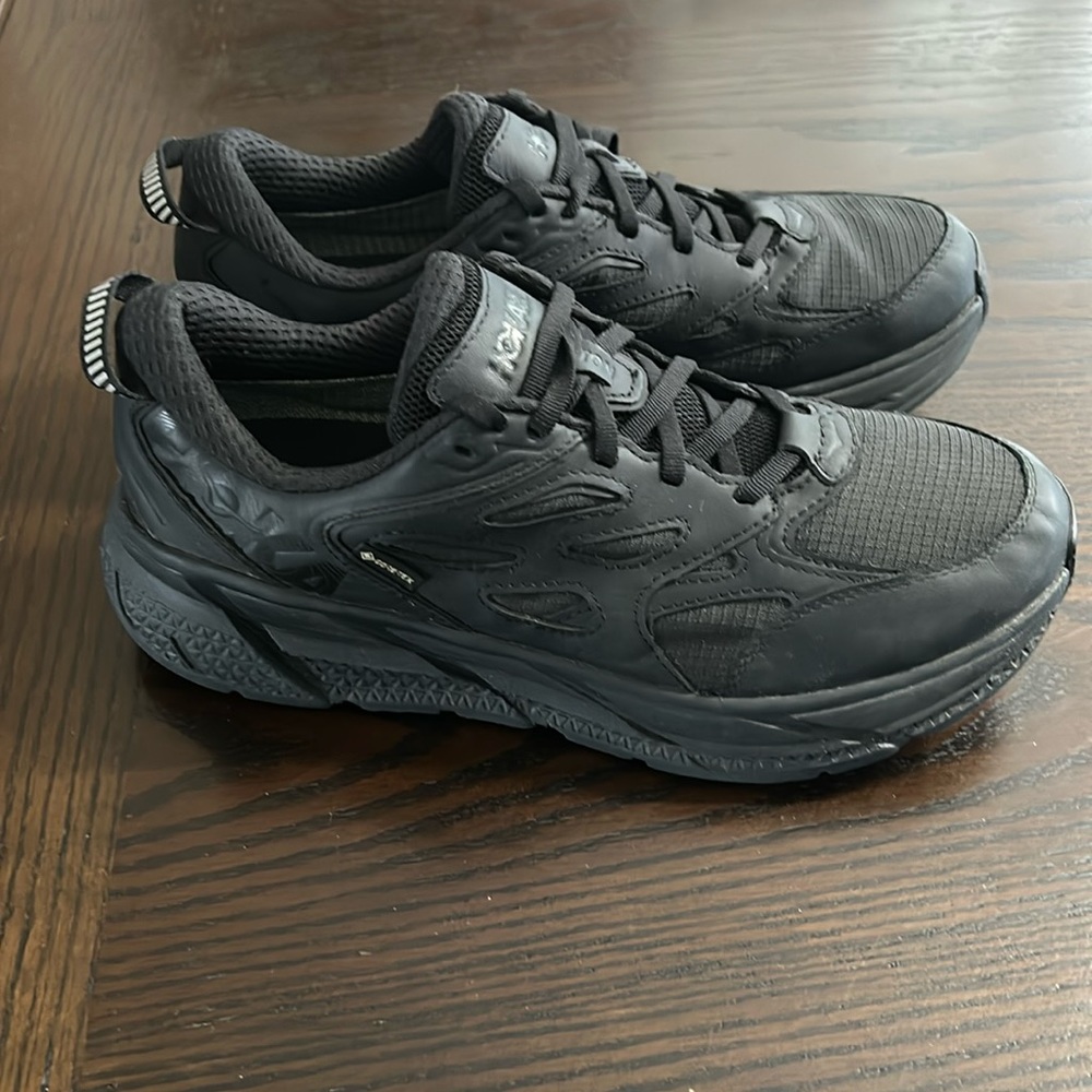 Hoka One One Running Clifton L GTX Gore-Tex ‘Black’ — US Size 9.5W 8.5M NWOT